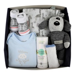  Welcome to the World - Baby Boy - Small Gift Box