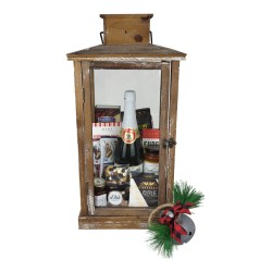 Frosted Chalet Large Lantern Gift