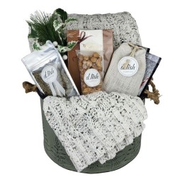 Cozy Winter Solace Small Gift Basket 