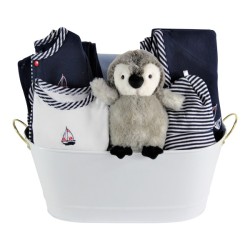 It's a Boy! Medium Gift Basket *Puppy or Sailboat Theme!*