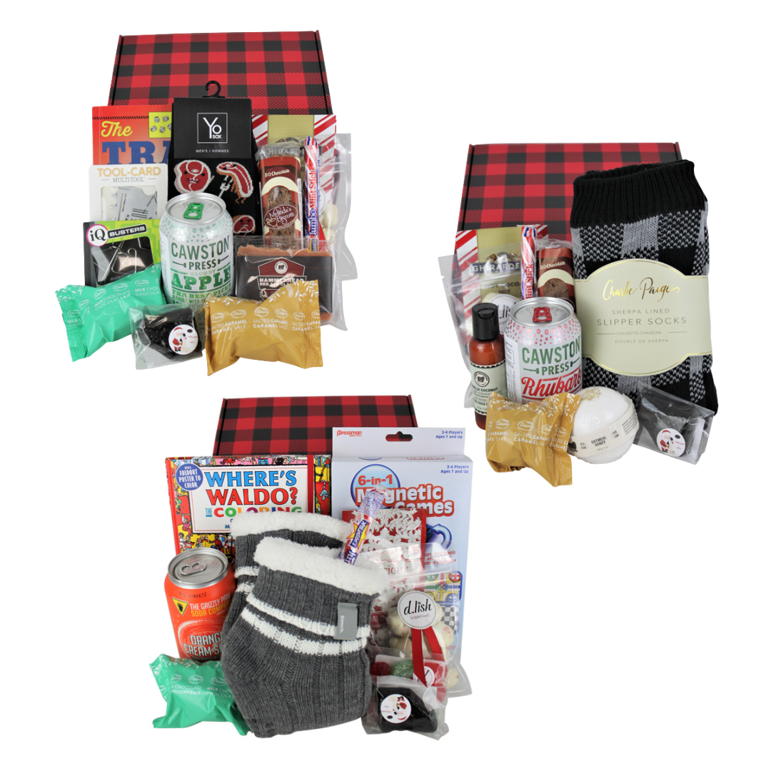 Stocking for Him, Her & the Kids Gift Boxes